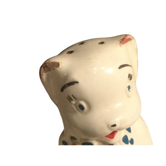 Happy White Bear Salt and Pepper Shakers American Bisque - Picture 9 of 14